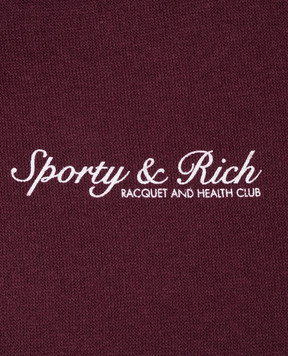 Sporty & Rich Дитяче бордове утеплене худі Syracuse WS07575325RE02