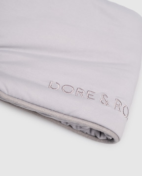 Dore & Rose Серая охлаждающая маска для сна с логотипом COOLINGDEEPSLEEPMASK
