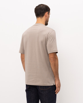 Brunello Cucinelli Бежевая футболка M0B138440