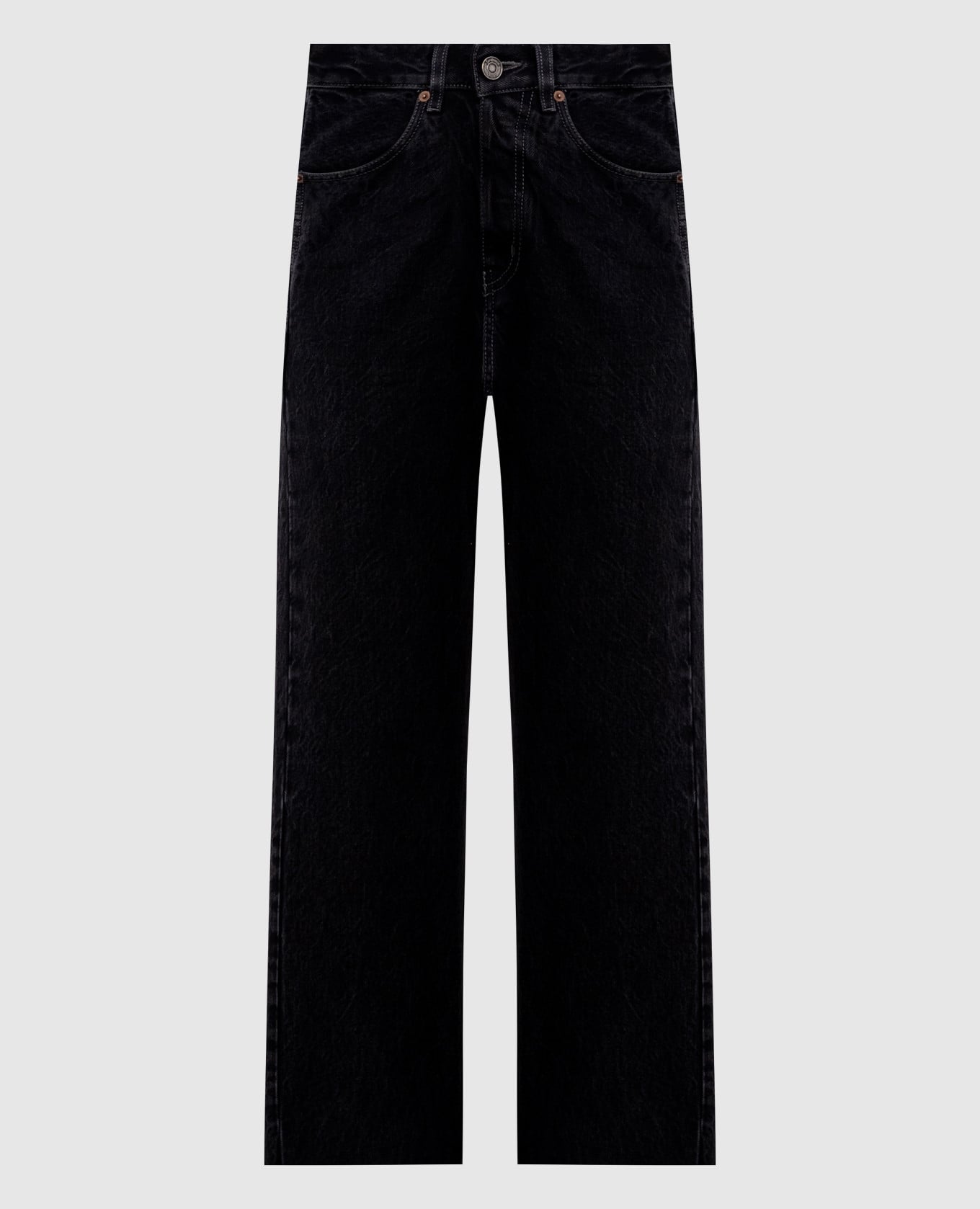 Черные джинсы 90 с патчем логотипа