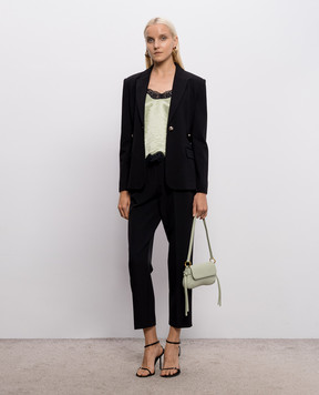 Twinset Черный жакет с хлястиками 262AP2520