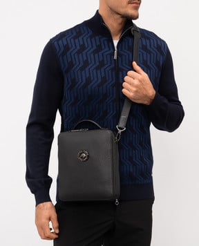 Stefano Ricci Чорна шкіряна сумка з емблемою ND218GTUVD