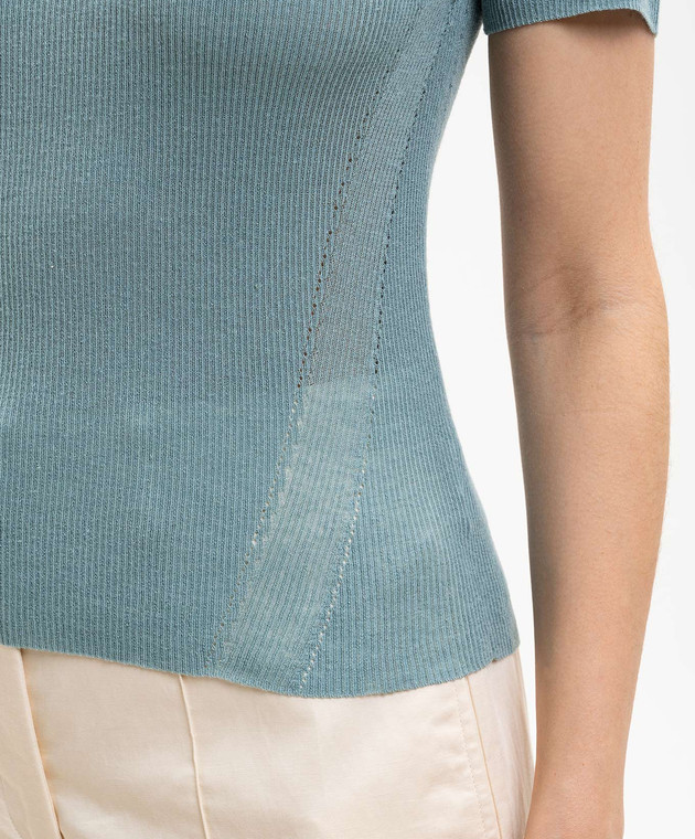 JOSEPH топ Belarb з льоном в рубчик JF009768 зображення 5