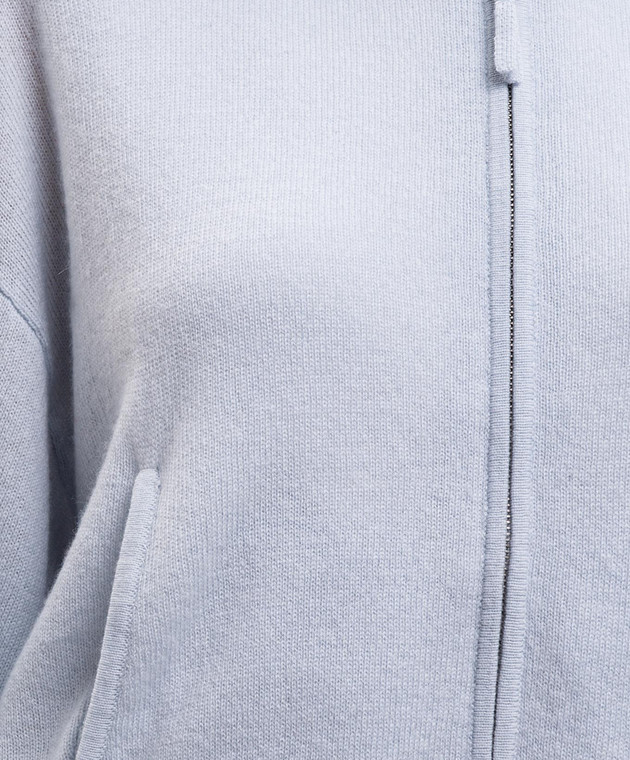 Allude Блакитна спортивна куртка з вовни та кашеміру 26517700 зображення 5