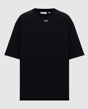 Off-White Черная футболка Industrial Half Arrow 2FA00592T