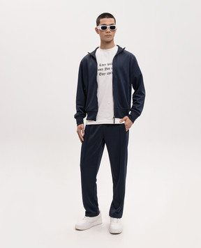 Palm Angels Футболка Statement у кольорі айворі PMAA109S26JER005