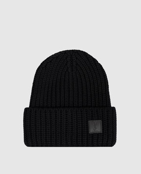 Saint Laurent Черная шапка из шерсти A0045W3Y206