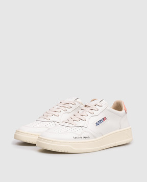 AUTRY Белые кожаные кроссовки Medalist A1UNAULWDL03