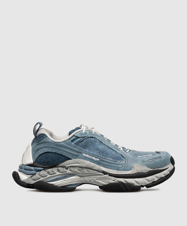 Balenciaga Синие кроссовки Triple S.2 865849WTSDN