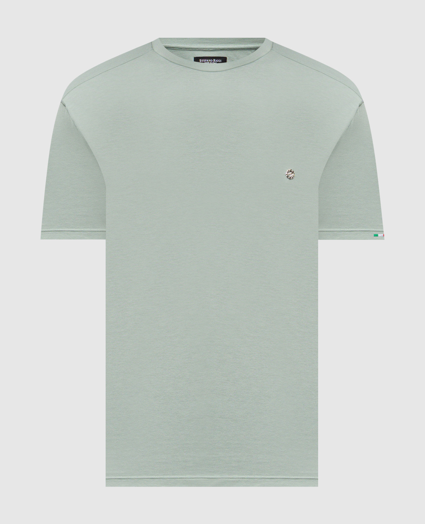 Зеленая футболка с логотипом