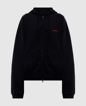Vetements Черная спортивная куртка с принтом логотипа MH27ZU139Bw