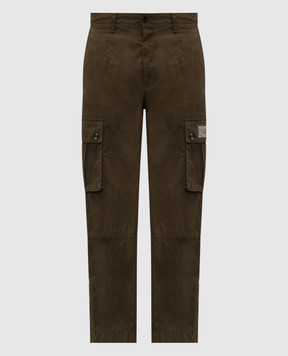 Dolce&Gabbana Карго цвета хаки с нашивкой логотипа GP1F7THUMS8
