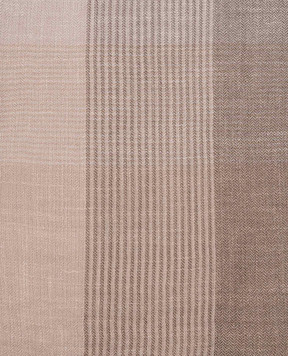 Brunello Cucinelli Бежевый шарф из шелка и льна MSC682OR