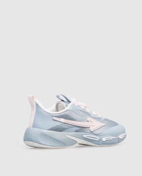 Off-White Дитячі блакитні кросівки For Jumping OGIA008S26FAB001