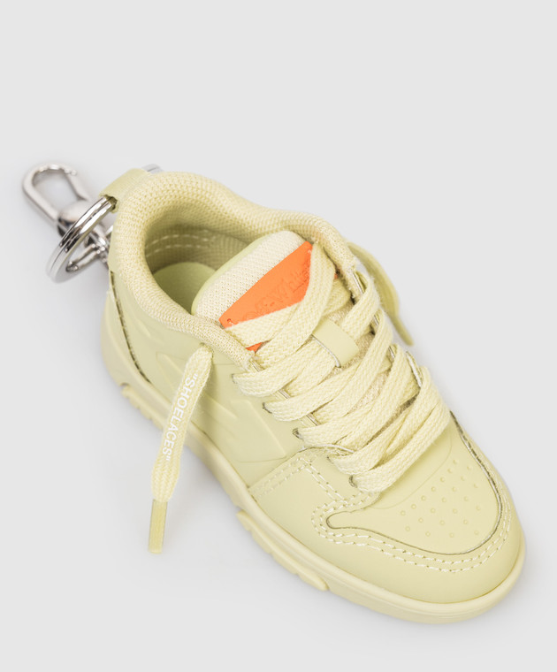 Off-White Зелений брелок у вигляді кросовка Out Of Office OMZG097S26FAB001 зображення 2