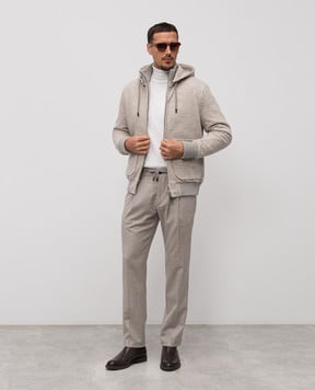 CAPOBIANCO Бежева куртка з вовною 19M182JL01