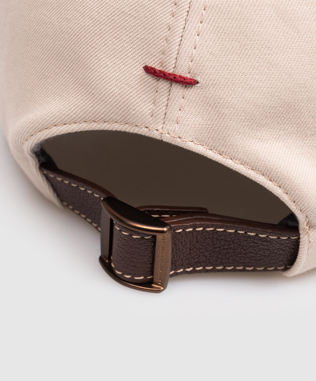 Brunello Cucinelli Бежевая кепка M252D9850 изображение 4