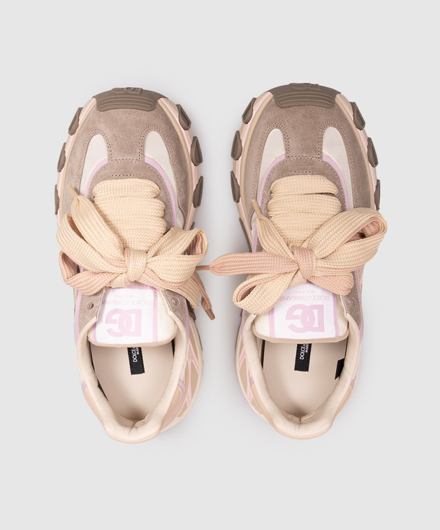 Dolce&Gabbana Серые комбинированные кроссовки DG Country Road CK2403A3L88 изображение 4