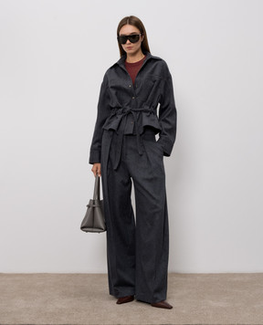 Brunello Cucinelli Бордовий джемпер з кашеміру M12244400P