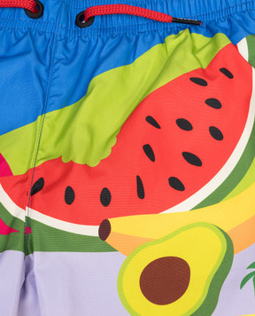 Diesel Дитячі шорти для плавання в принт J02703KXBTD