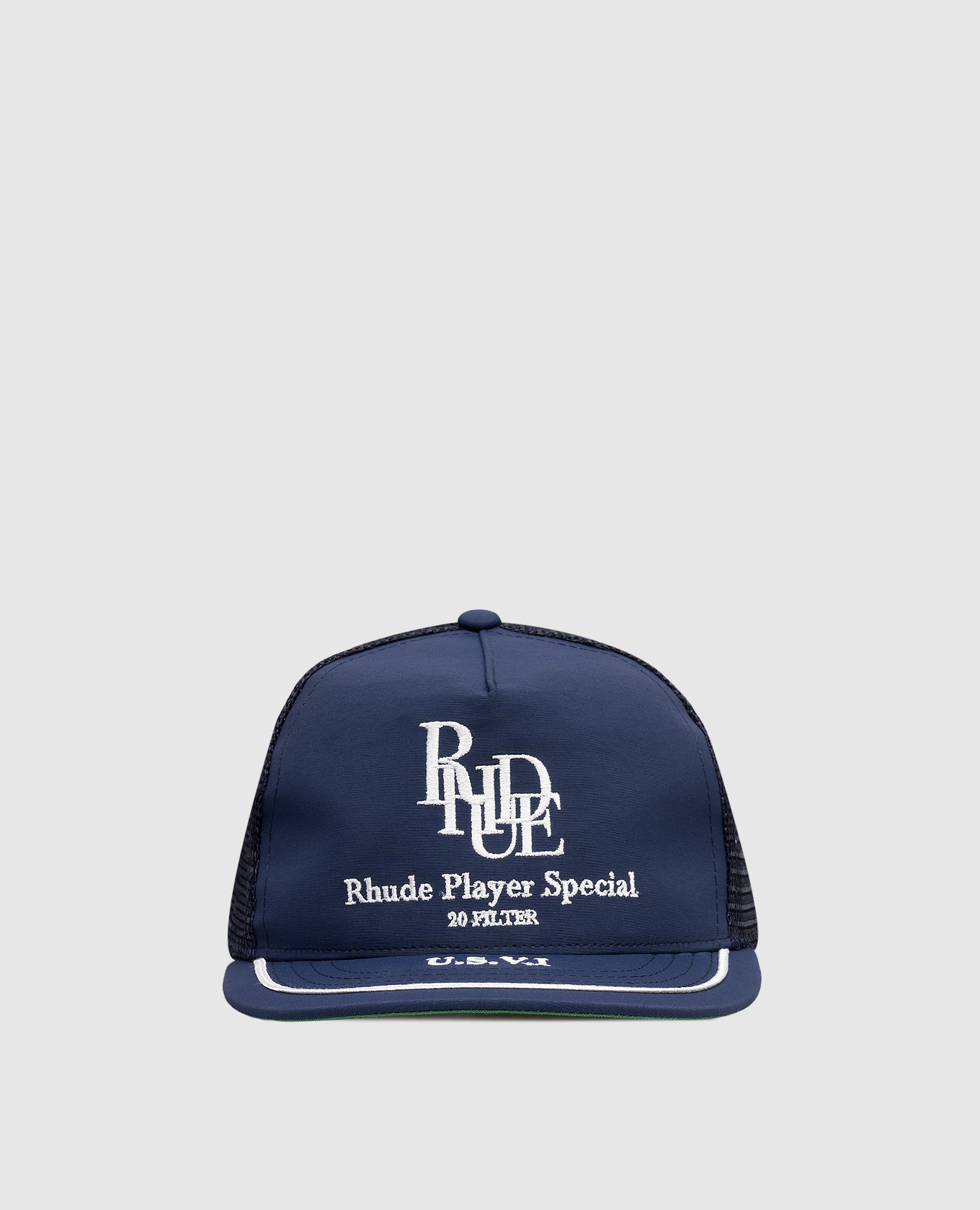 

Синяя кепка с вышивкой логотипа, Синий, Кепки