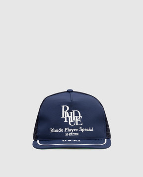 Rhude Синя кепка з вишивкою логотипа RHPS26HA01125