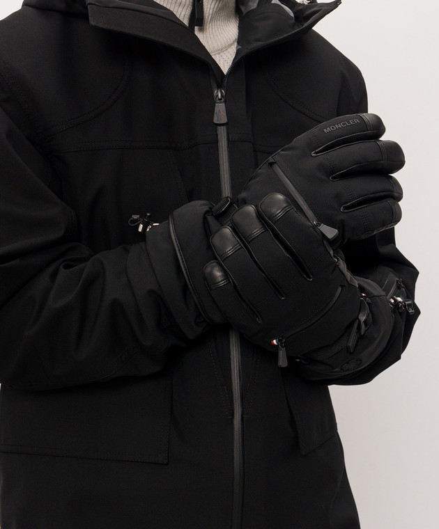 Moncler Grenoble Чорні гірськолижні рукавиці L20973A00001597S5 зображення 2