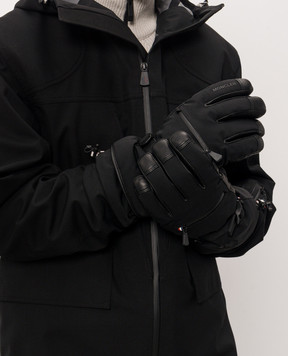 Moncler Grenoble Чорні гірськолижні рукавиці L20973A00001597S5