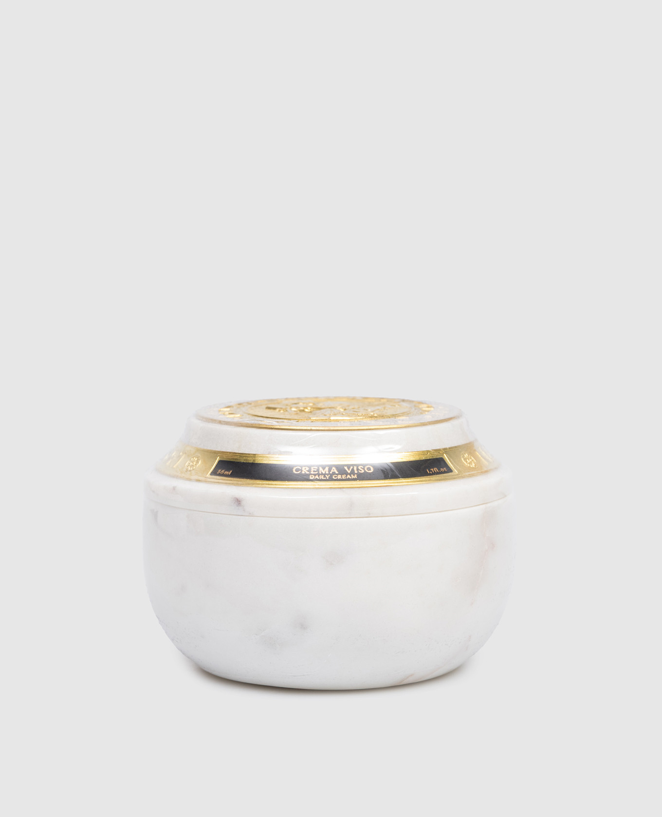 

Дневной крем для лица в мраморной емкости 50 мл, Белый, Крема для лица
