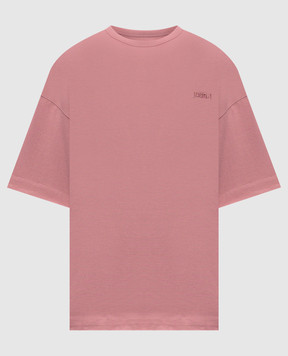 Juun.j Рожева футболка Metamorphosis з принтом JC6342P25X