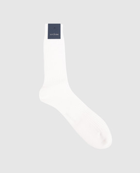 Bresciani Белые носки с узором MC014LI0618XX