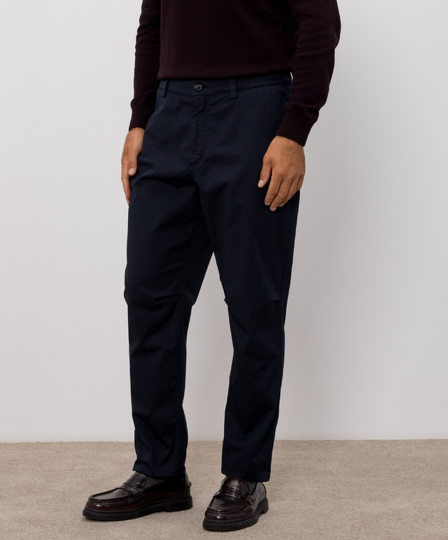 Brunello Cucinelli Синие брюки M289LS1050 изображение 3