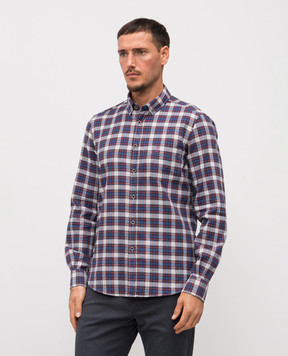 Florentino Синяя рубашка в клеточку 225720522855