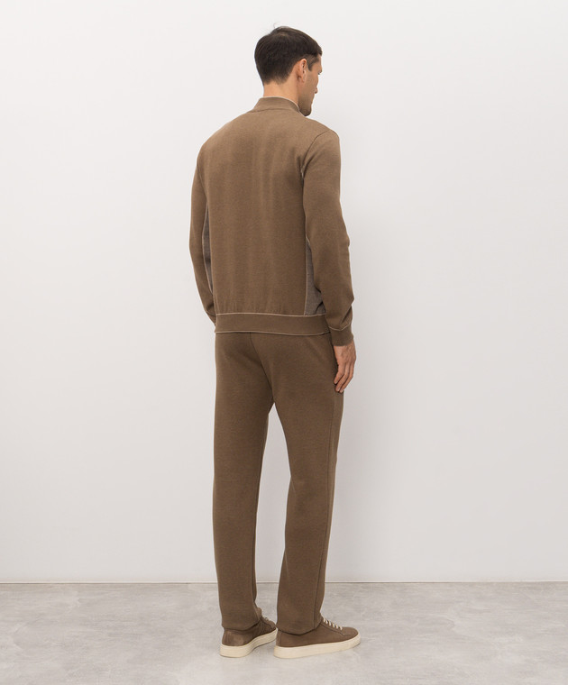 Bertolo Cashmere Коричневий спортивний костюм 9026330025859026340025 зображення 4