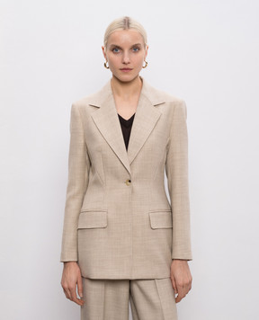 JOSEPH Бежевый жакет Fallon из шерсти JF009572