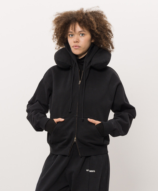 Vetements Чорна спортивна куртка з подушкою MH27ZU156B зображення 3