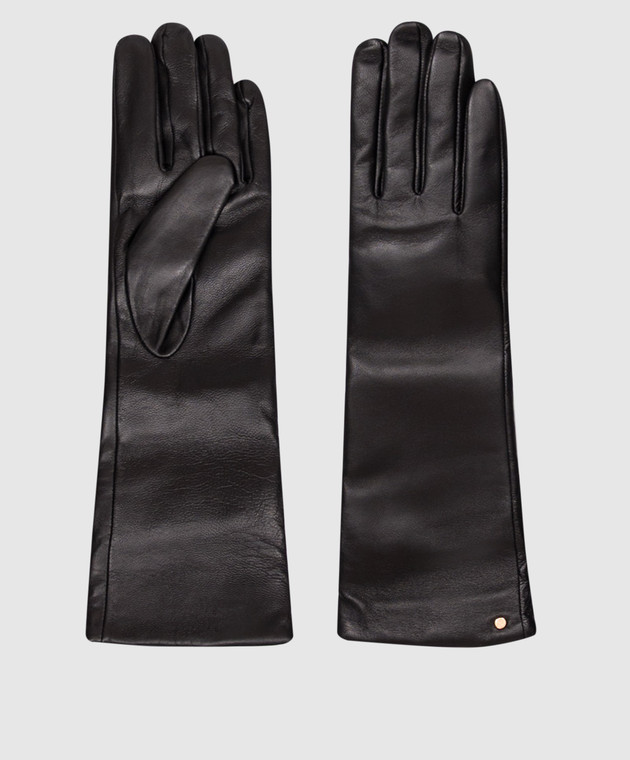 Gianni Chiarini Черные кожаные перчатки GNA1525NA