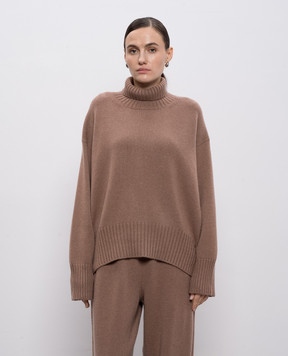 Demiur Коричневый свитер из кашемира CASH406