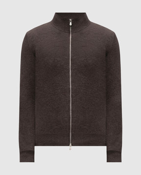 Brunello Cucinelli Кардиган коричневого цвета из кашемира M2200106