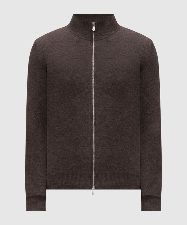 Brunello Cucinelli Кардиган коричневого цвета из кашемира M2200106