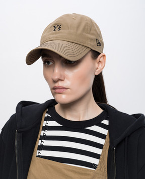 Y`S Yamamoto Коричневая кепка 9TWENTY с вышивкой монограммы YQH21096