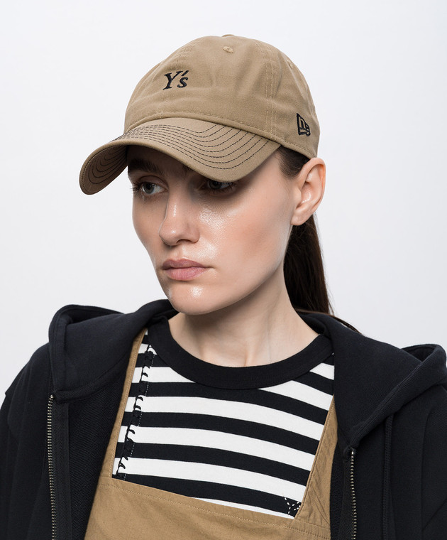 Y`S Yamamoto Коричневая кепка 9TWENTY с вышивкой монограммы YQH21096 изображение 2