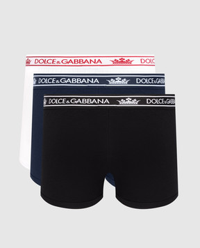 Dolce&Gabbana Набір трусів боксерів з контрастним логотипом M9A25JON0DA