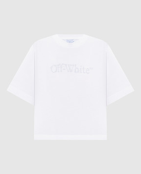 Off-White Белая футболка City Nature Arrow 2FA00643T