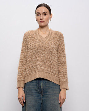 Peserico Бежевий пуловер з вовною альпаки S99405F039283G