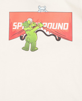 Sprayground Дитяча зелена футболка Show the Shark SPY1420SAGE