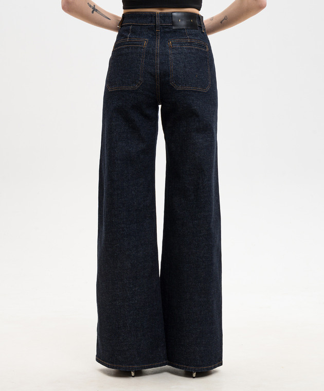 Khaite Сині джинси Delimonico з патчем 1185916040 зображення 4