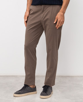 Peserico Коричневі штани з нашивкою логотипа R54774T23D00800