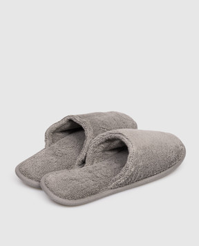 L'Appartement Сірі махрові капці Chicago CHICAGOSLIPPERS