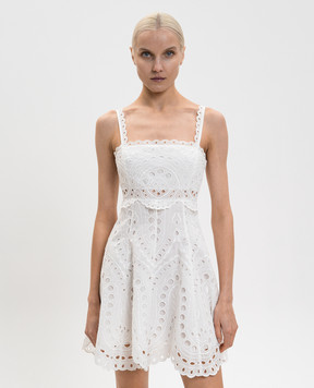 Charo Ruiz Белое платье мини Zeph 263603